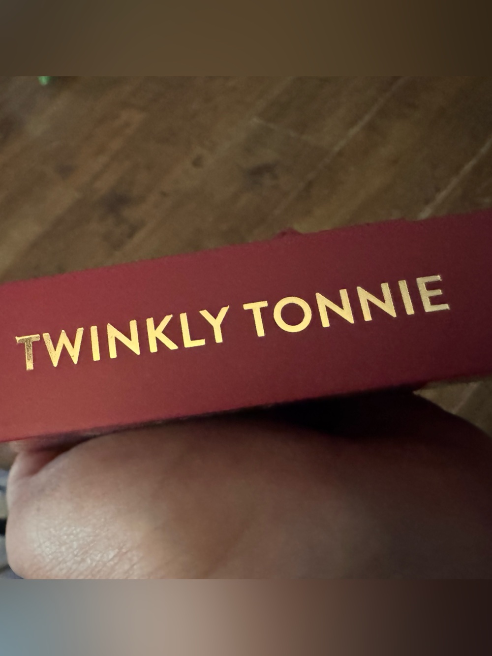 Red Aspen Acrylic Press on nails Twinkly Tonnie pink cats eye finish - Picture 6 of 7